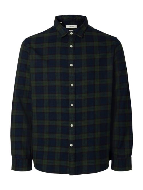 SELECTED Skjorte 'SLHREGNoah'  natblå / gran