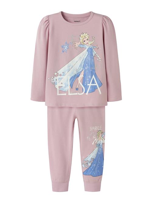 NAME IT Nattøj 'NMFAplisa Frozen'  blå / lilla / hvid