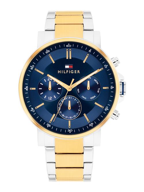 TOMMY HILFIGER Analogt ur 'Tyson'  guld / sølv