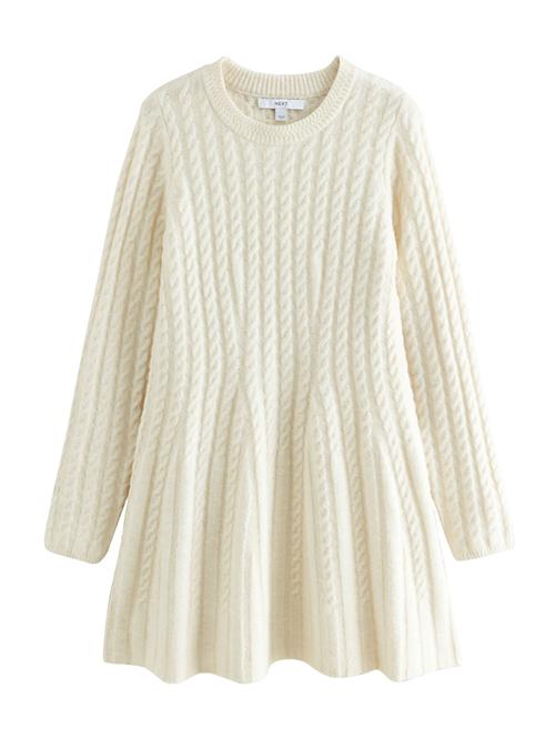 Next Strikkjole  ecru