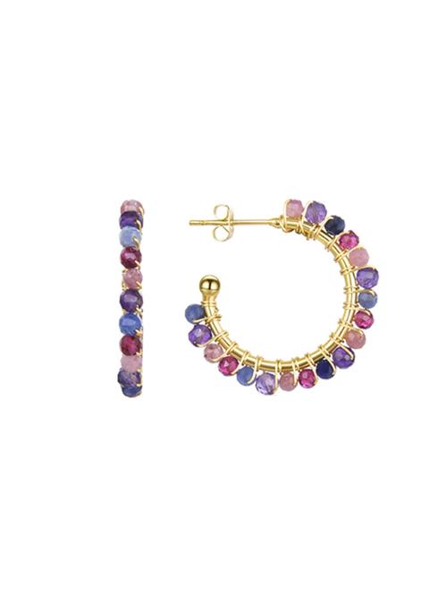 Luxenter Øreringe 'Aiel'  blandingsfarvet