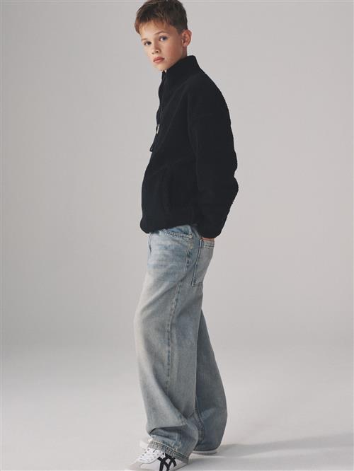 The Set Pullover  oliven / sort