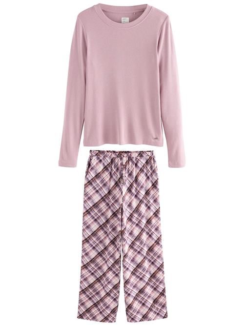 Next Pyjamas  lyselilla / gammelrosa / mørkerød / hvid