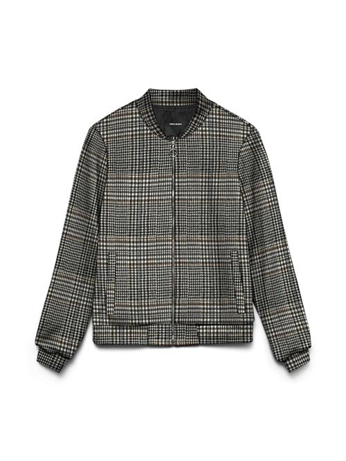 VERO MODA Overgangsjakke 'VMPIPER'  grå / sort / naturhvid