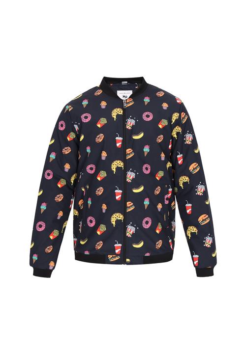 MO Overgangsjakke  gul / pink / sort