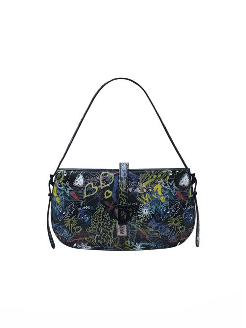 Desigual Skuldertaske  blandingsfarvet / sort