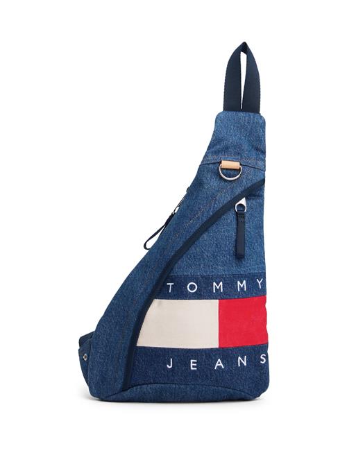 Tommy Jeans Skuldertaske  navy / blue denim / rød / hvid