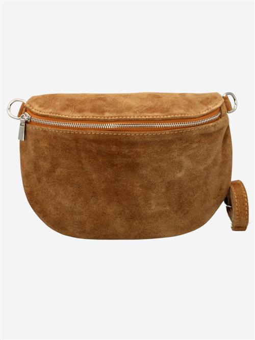 Brise Skuldertaske 'Afia Suede'  cognac