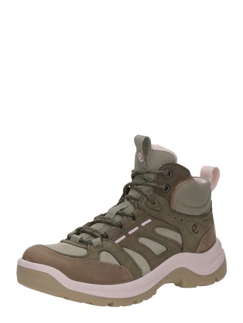 ECCO Snørestøvletter 'Offroad'  kastaniebrun / oliven