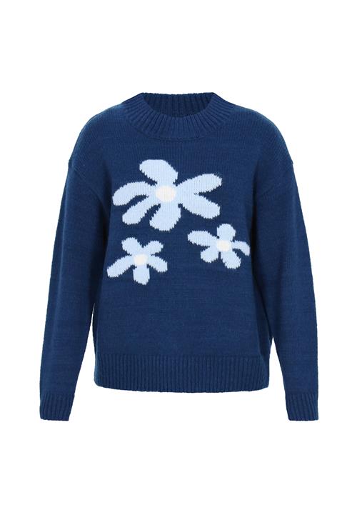 Usha Pullover  navy / lyseblå