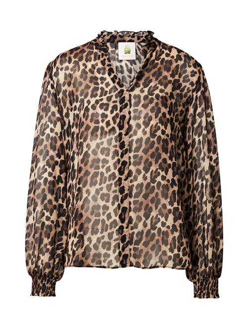 PRINCESS GOES HOLLYWOOD Bluse  brun / lysebrun / sort