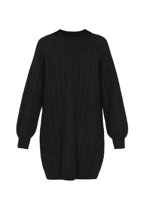 usha BLUE LABEL Strikkjole  sort