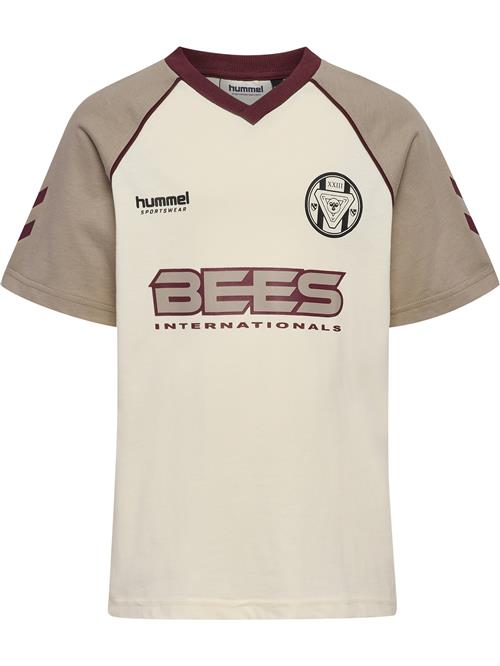 Hummel Funktionsskjorte  lysebeige / mørkebeige / vinrød / sort