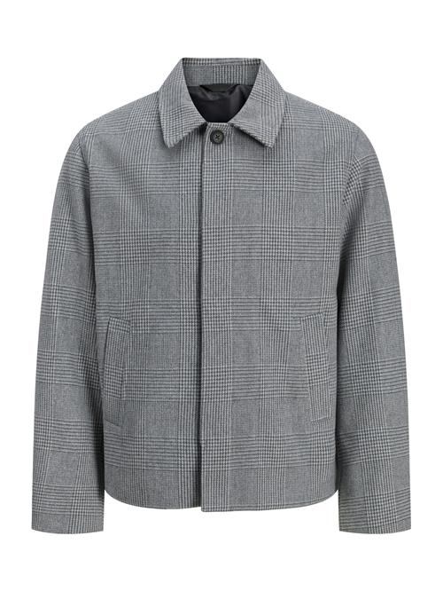 JACK & JONES Overgangsjakke 'JJEHARRIS'  antracit / hvid