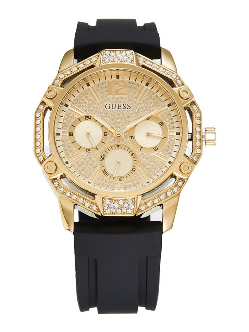 GUESS Analogt ur 'REGAL'  guld / sort