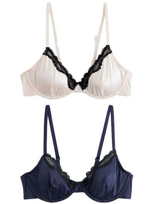 Next BH  ecru / navy / sort