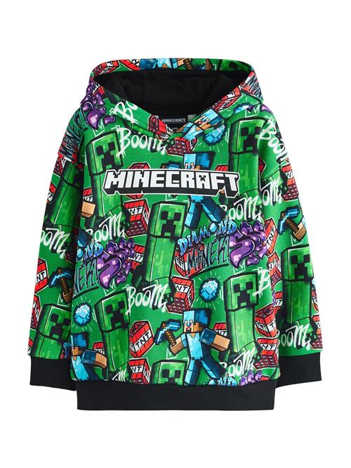 Next Sweatshirt 'Minecraft'  blå / grøn / lilla / sort