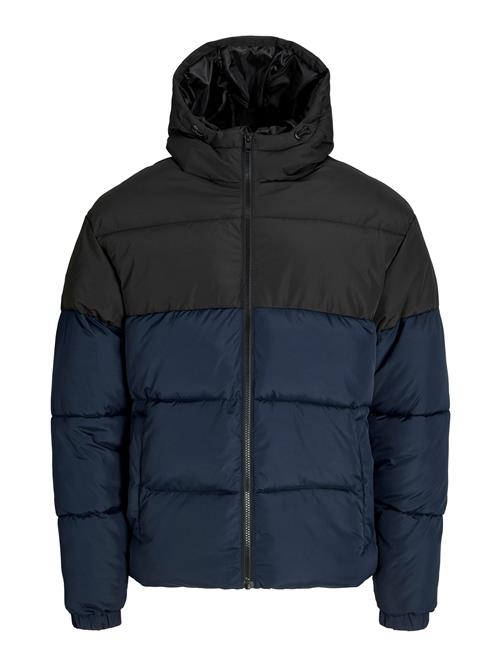 JACK & JONES Overgangsjakke 'JJMAZE'  blå / sort