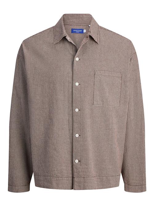 JACK & JONES Skjorte  brun / lysebrun