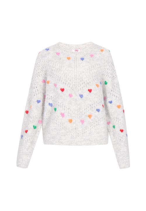 MYMO Pullover  blue denim / lysegrå / grøn / orange / lyserød / rød