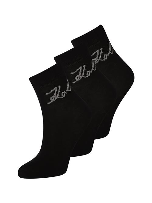 Karl Lagerfeld Sokker  lysegrå / sort