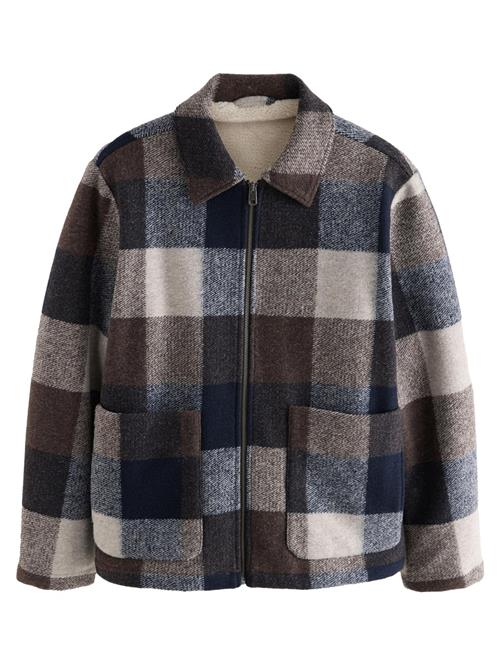 Next Overgangsjakke  navy / mørkebrun / brun-meleret / lysegrå