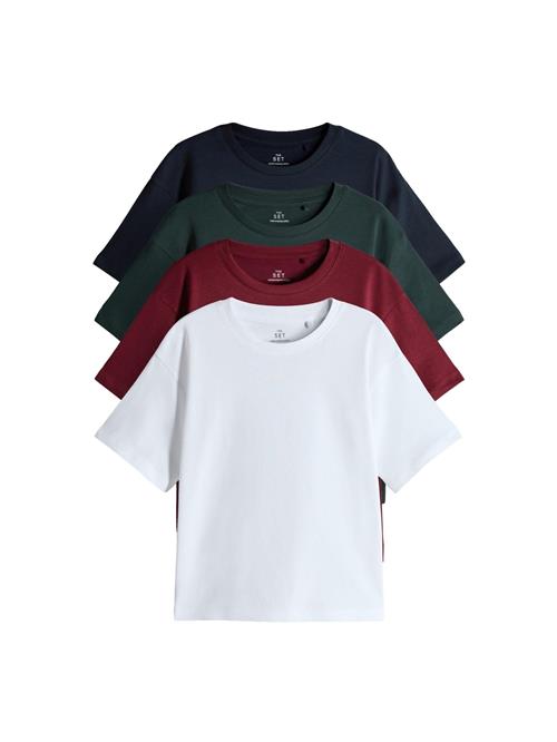 The Set Shirts  navy / gran / rød / hvid