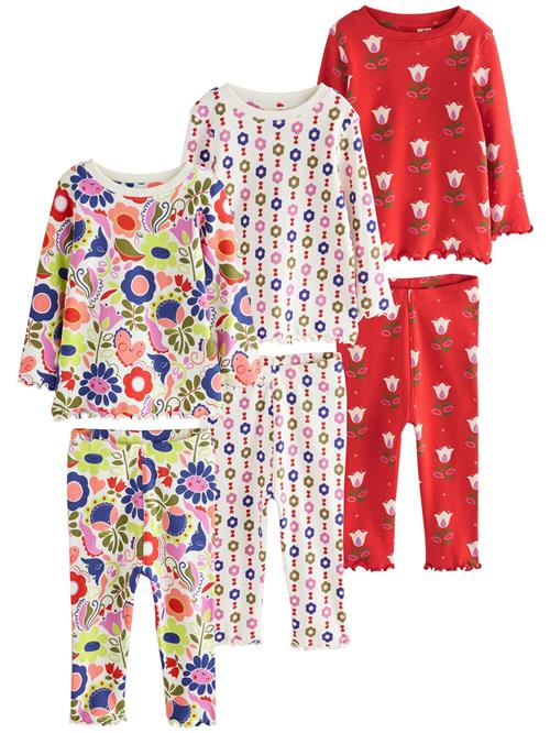 Next Nattøj  navy / neongrøn / lilla / rød / hvid