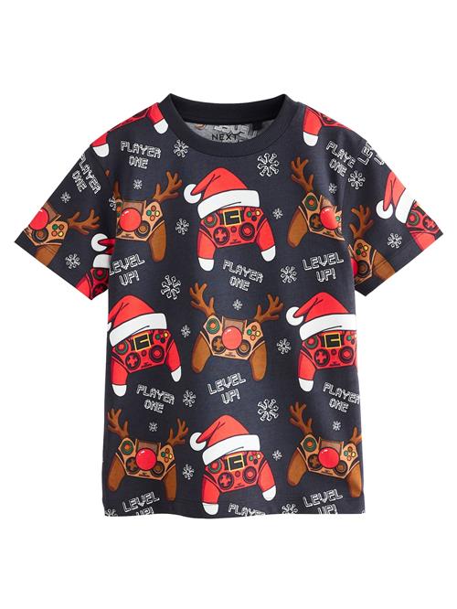 Next Shirts  kastaniebrun / rød / sort / hvid