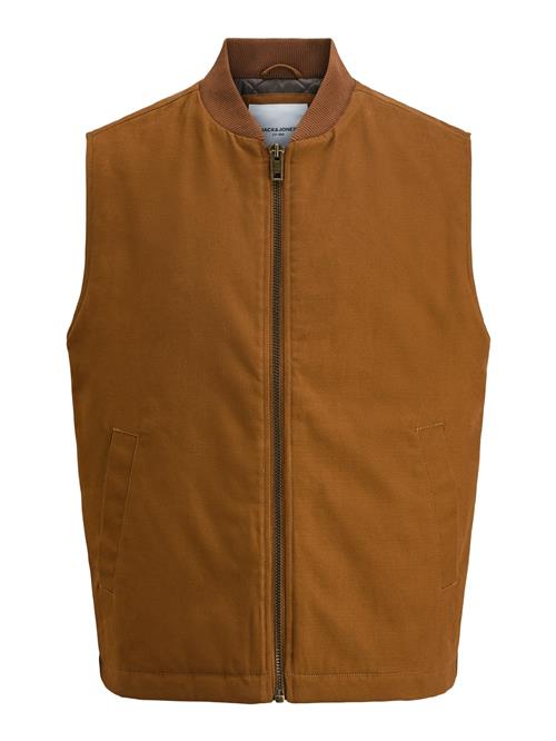JACK & JONES Vest 'JJEDOVER'  brun