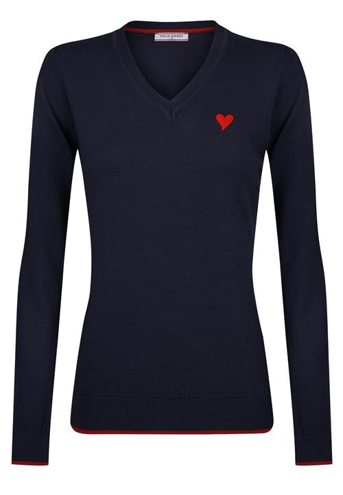 Felix Hardy Pullover  navy / rød