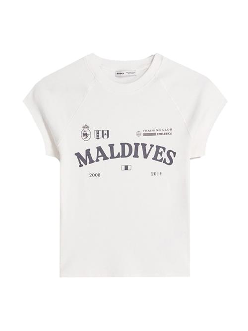 Bershka Shirts  natblå / offwhite