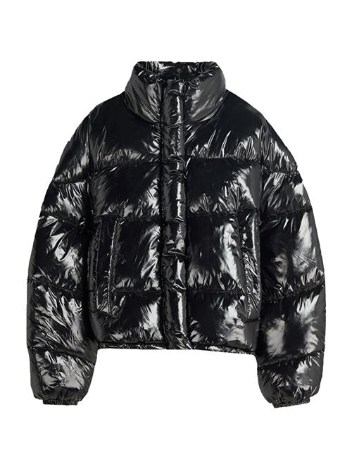 Bershka Vinterjakke  sort