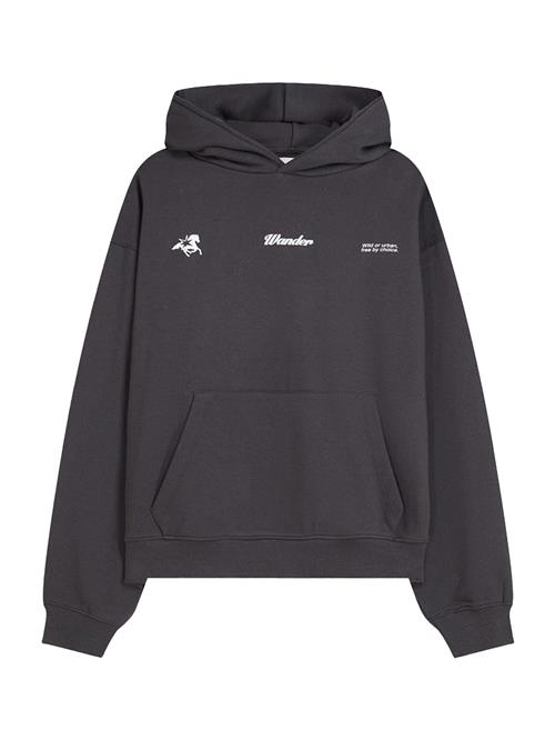 Bershka Sweatshirt  antracit / lyserød / hvid