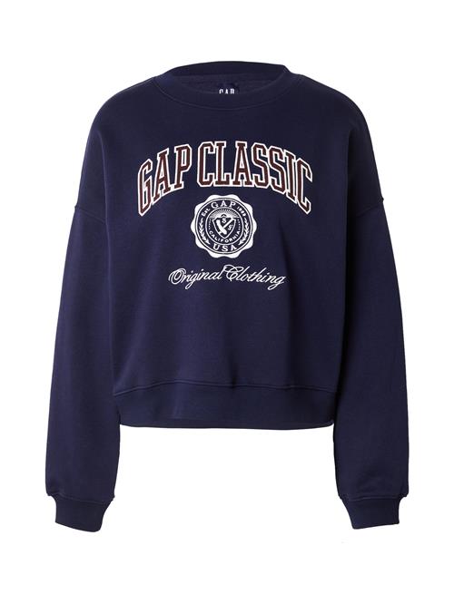 GAP Sweatshirt  navy / mørkebrun / hvid