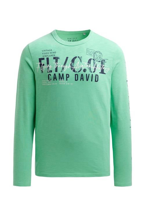 CAMP DAVID Bluser & t-shirts  marin / antracit / mint / hvid