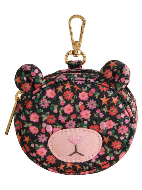 Cath Kidston Nøglering 'Bear'  grøn / pink / rød / sort