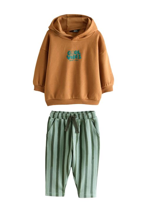 Next Joggingdragt  cognac / grøn / pastelgrøn