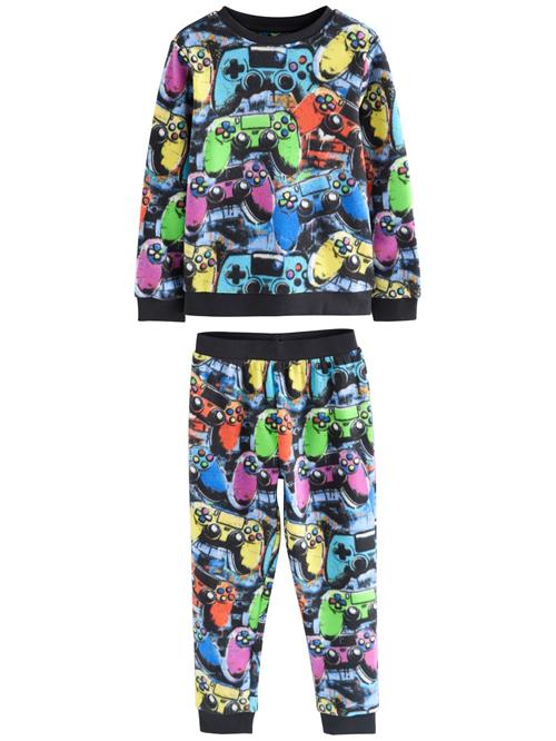 Next Nattøj  mørkeblå / gul / æble / orkidee