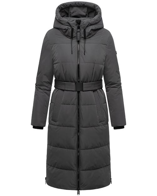 NAVAHOO Vinterfrakke 'Herbstnebel 14'  antracit