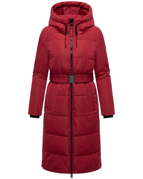 NAVAHOO Vinterfrakke 'Herbstnebel 14'  cranberry