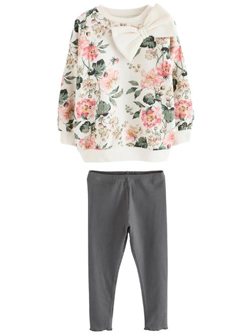 LAURA ASHLEY Sæt 'Romilly'  mørkegrå / grøn / lyserød / hvid