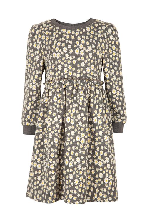 happy girls Kjole  gul / antracit / hvid