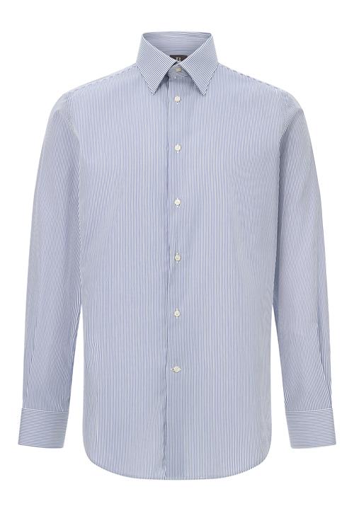 Boggi Milano Skjorte  navy / hvid