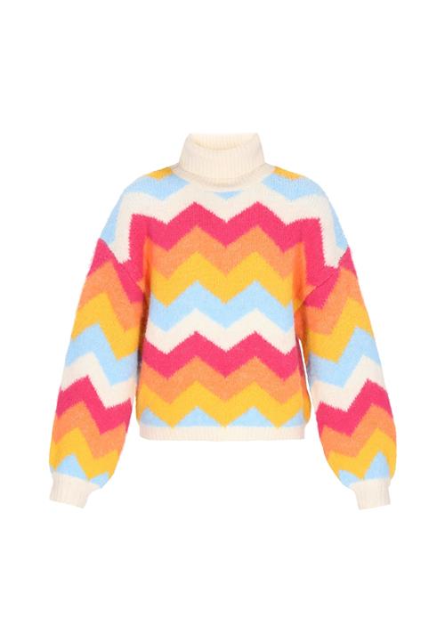 IZIA Pullover  mint / orange / pink / offwhite