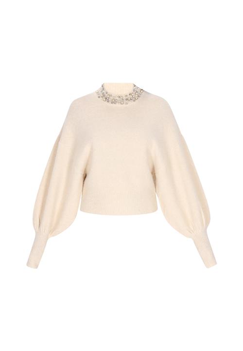 faina Pullover i overstørrelse  creme