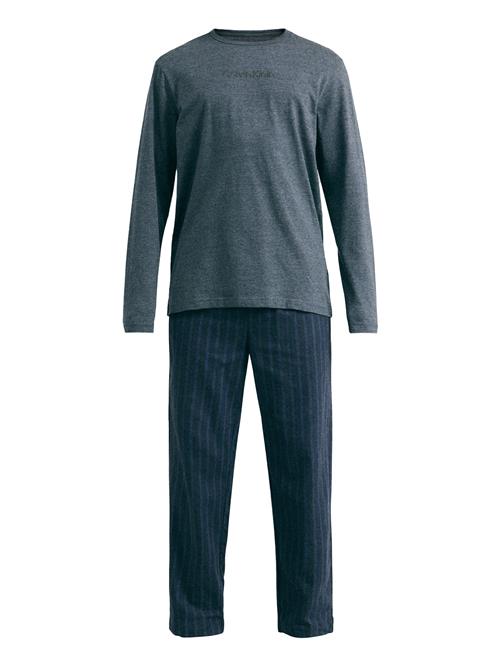 Calvin Klein Underwear Pyjamas lang  blå / antracit