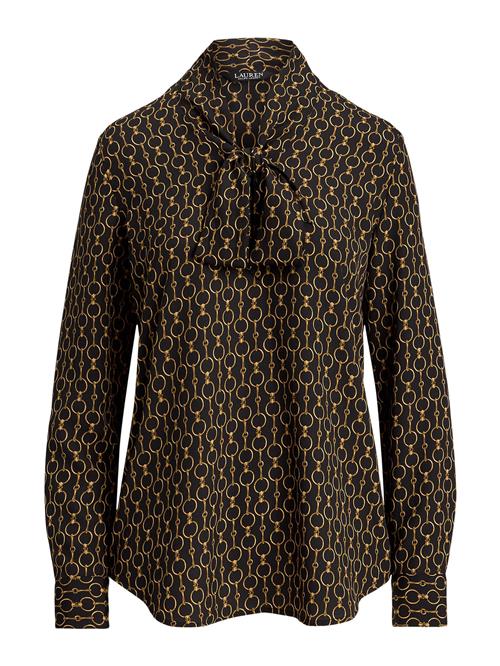 Lauren Ralph Lauren Bluse 'YILVRAY'  gylden gul / sort