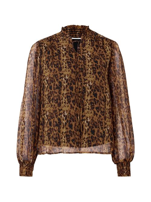 VILA Bluse 'FALIA'  brun / sort