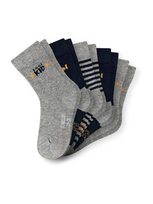 SCHIESSER Sokker 'Stars'  marin / grå / orange